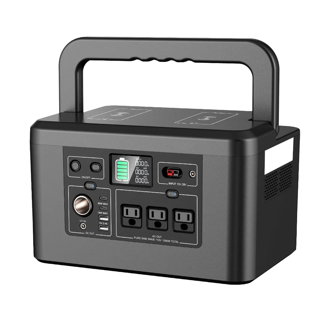 

AWANFI 1000W Portable Power Station Solar Generator Emergency AC USB Energy Supply For Camping