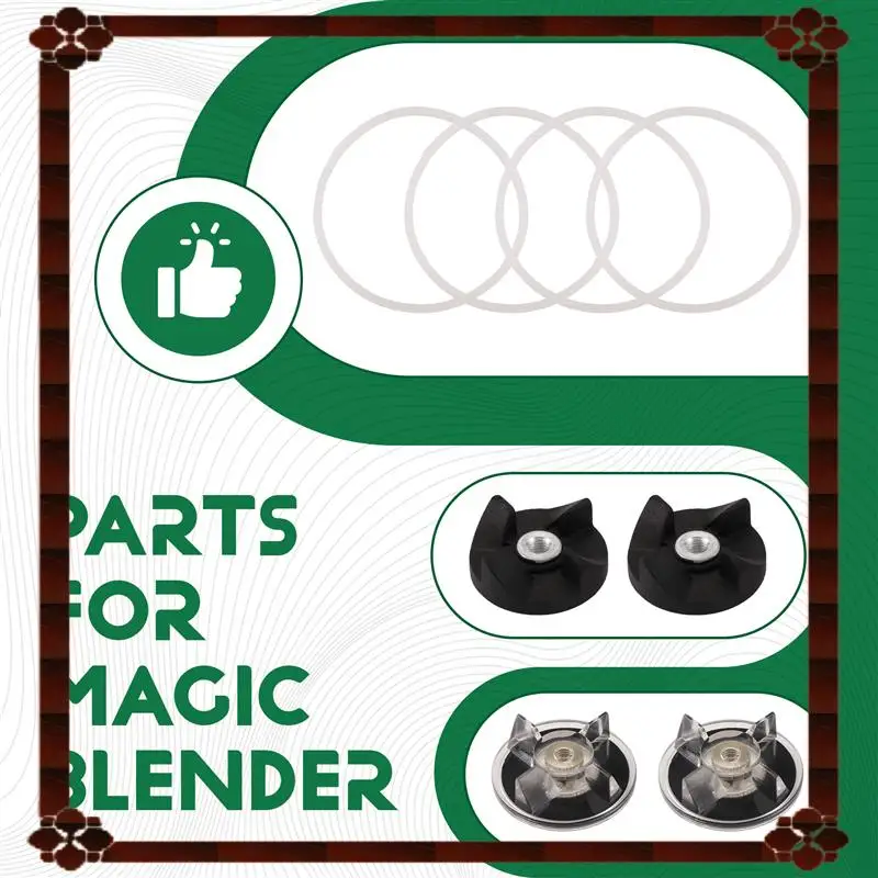 24-Hour Delivery Blender Base Gear & Blade Gear Replacement Parts For Magic 250W Blender Juicer Parts Accessories