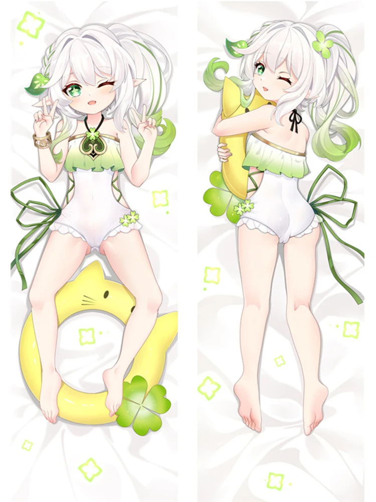 

Anime Dakimakura Pillow Case Fate Sexy and Busty Nahida Double-Sided Halloween Decoration