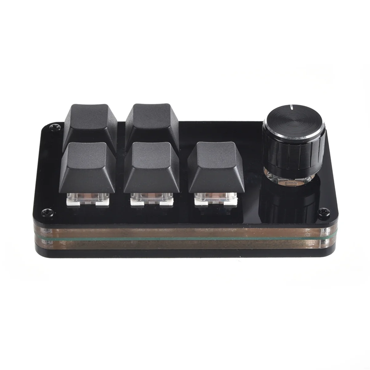

Mini Keyboard 5 Key 1 Knob Gamer Programmable Keyboard DIY Hot Swap Customization Mechanical Keyboard Macro Keypad BlackHUG