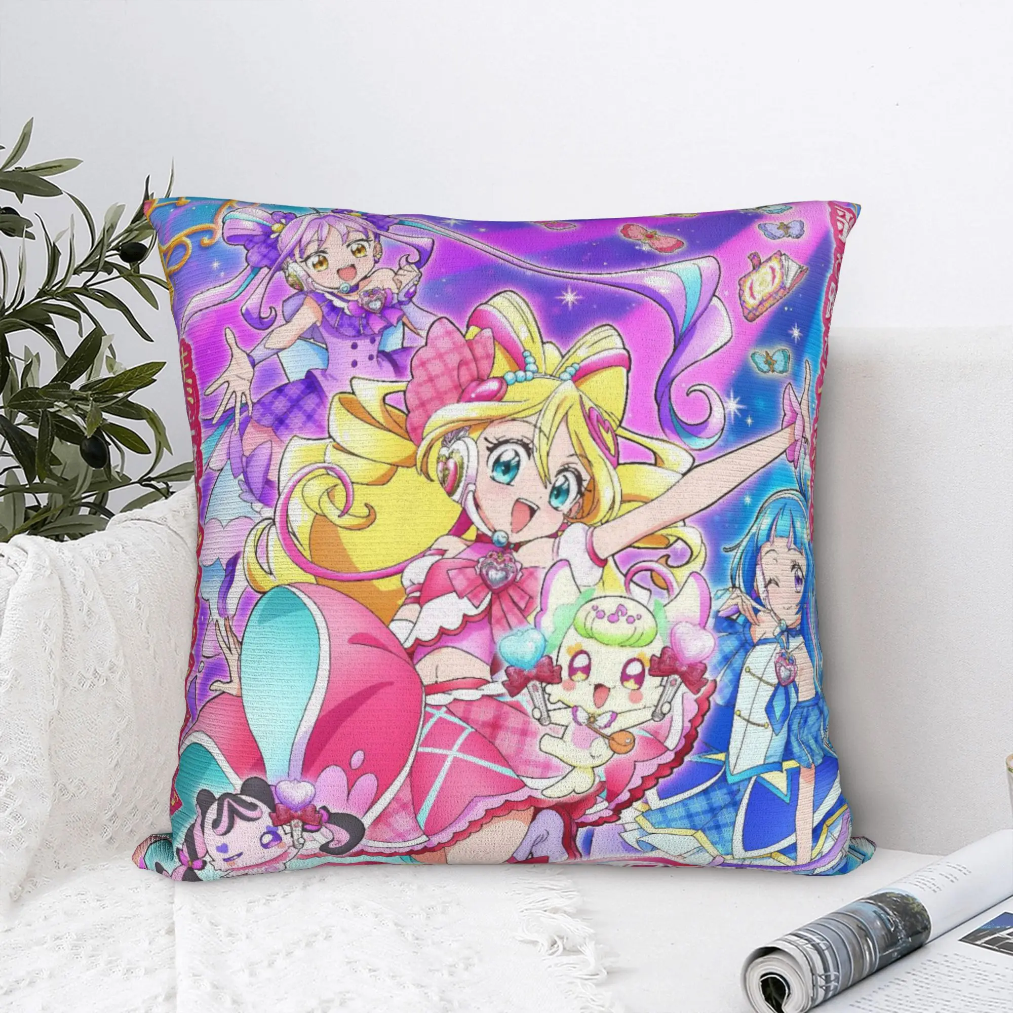 Pretty Cure Pillowcases  Cute Funny Pillow Case For Wedding Party Home Decor Soft Pillow Cover