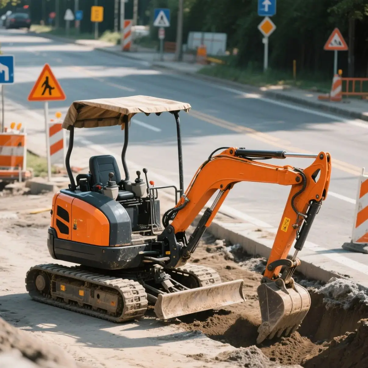 

Customized small excavators suitable for ports construction sites mines road construction sites and farms