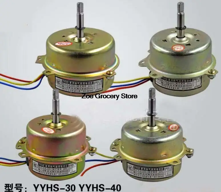 AC220V 50HZ YYHS-40/YYHS-30 1UF Counterclockwise/Clockwise Ventilator Fan Motor