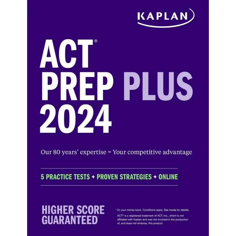 

ACT Prep Plus 2024 Kaplan Test Prep Kaplan Test Prep Kaplan Publishing 9781506287133 Book