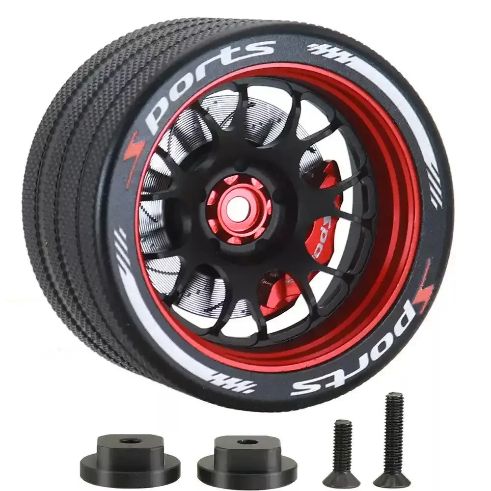 Roda Kemudi Transmitter Logam CNC Universal PYFORE untuk Remote Control Futaba RC