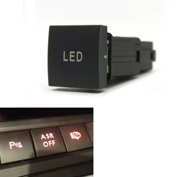 1PC Car LED DRL Front and Rear Fog Light Power Switch Button for Volkswagen Jetta Golf 6 MK6 Sagitar 06-14