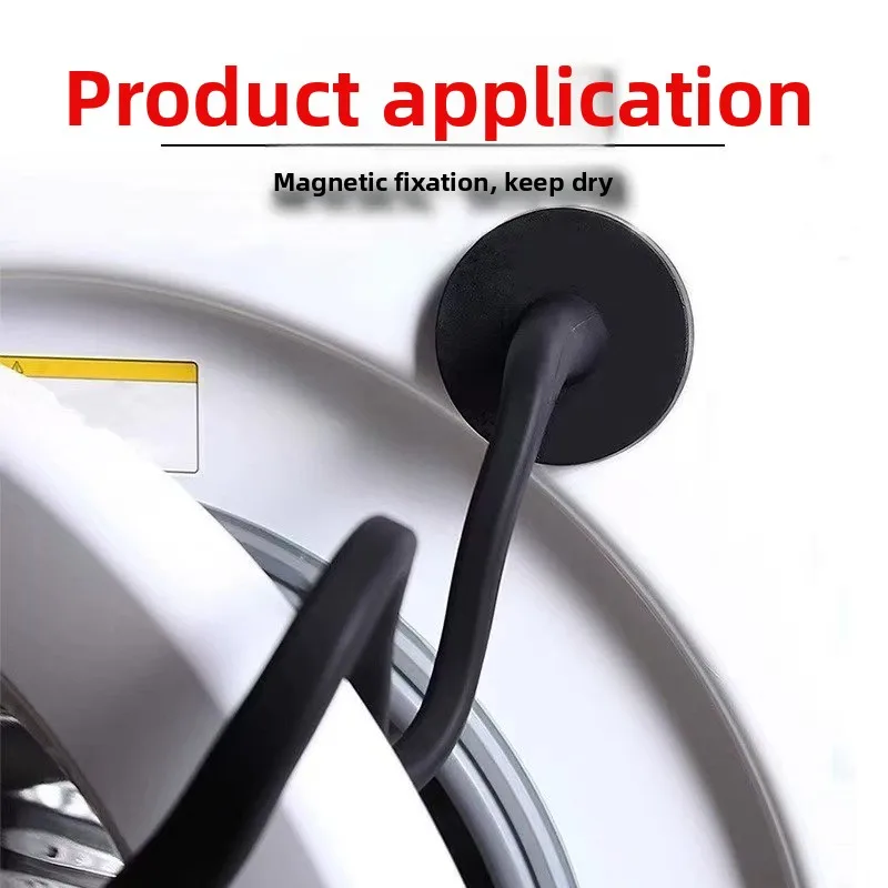 دعم مغناطيسي قوي لباب الغسالة - دعم سيليكون على شكل حرف S - دعم المغناطيس #3