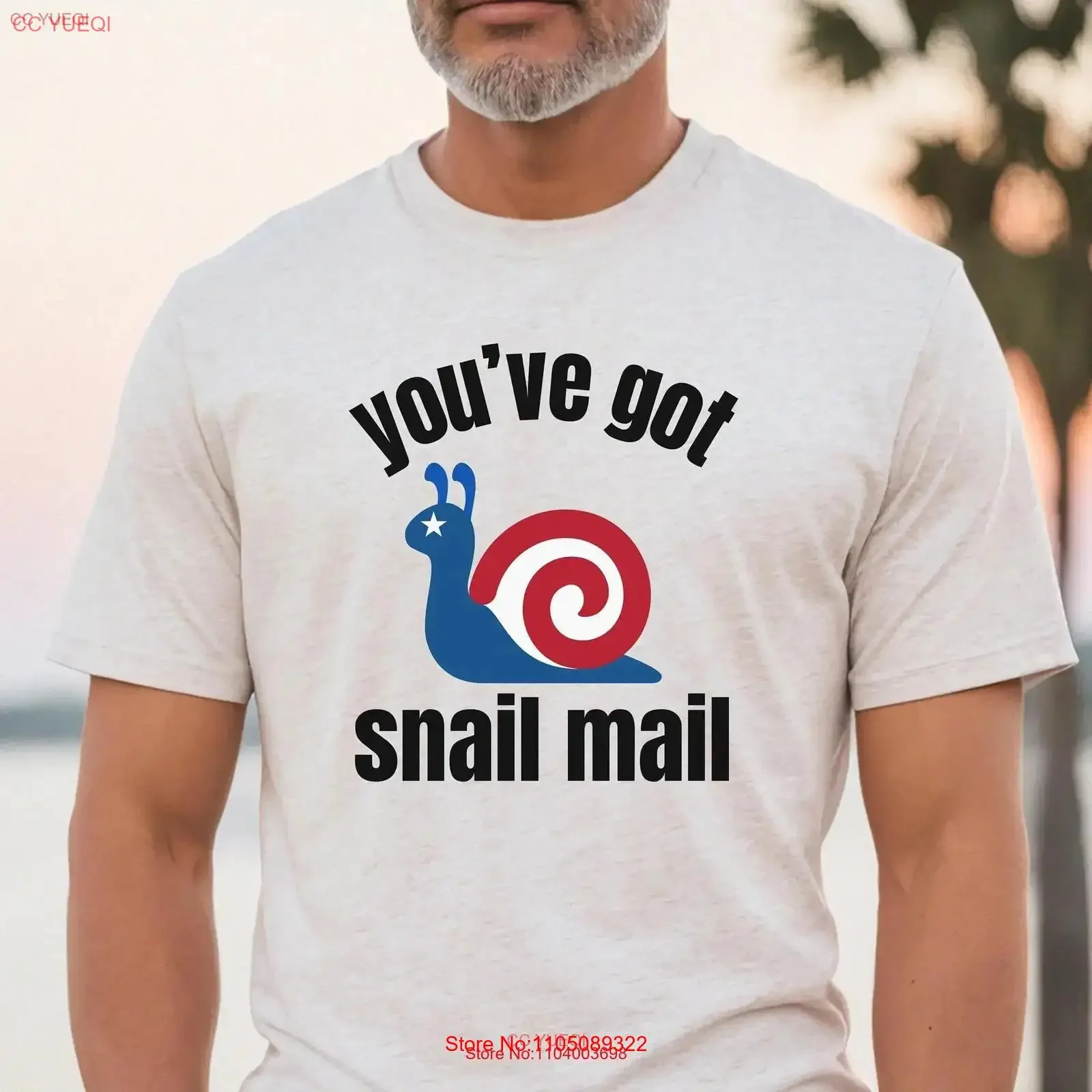 

Mailman gift postal worker shirt post office snail mail fun carrier tee for you've got vintage Washed graphic homme Unisex Soft