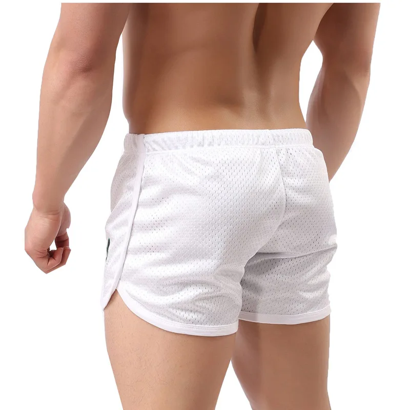 Men's sweatpants summer double-layer lace-up three-point pants fitness running shorts youth B5001