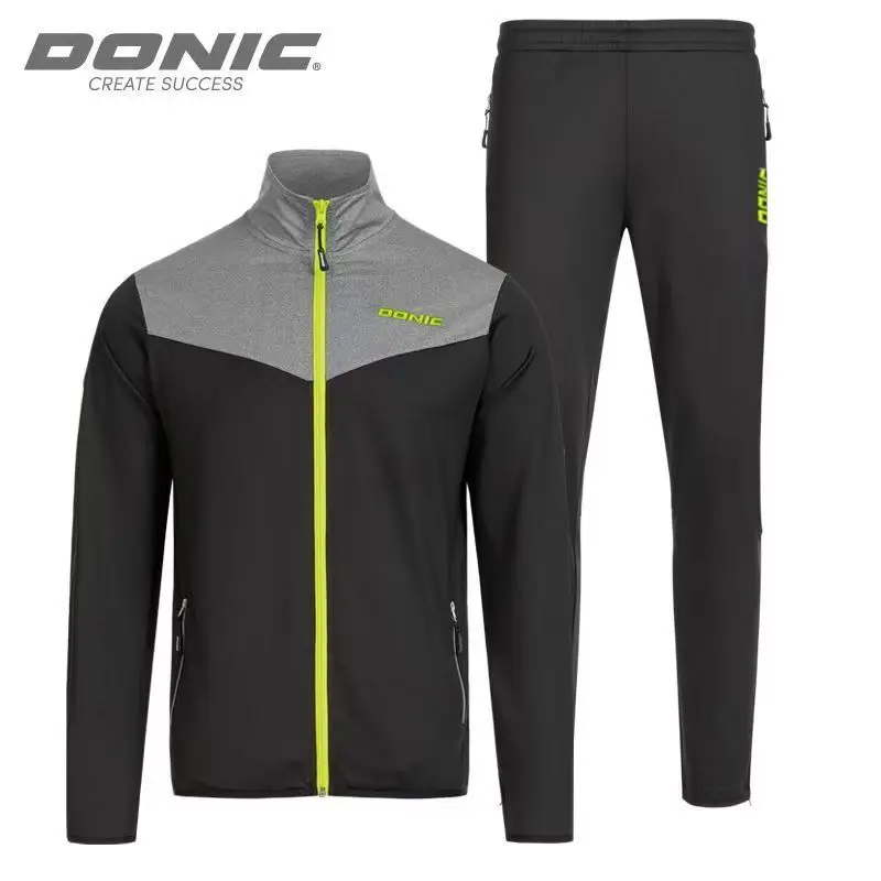 

DONIC genuine children's table tennis long set men's and women's new casual long sleeved sports training set 88200 98200