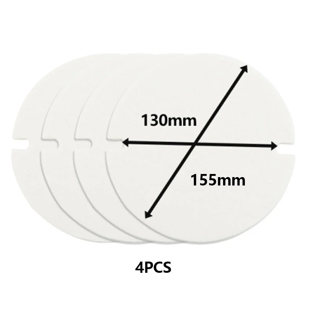 Fiber Paper Stove Pipe Seal 1200°C 125/155MM Furnace Tube Heat Resistant Pellet Tube Parts Flue Pipe Gasket Material