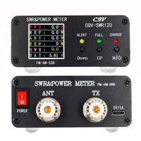 CQV-SWR120 120W Digital Standing Wave SWR Power Meter 240 * 240 Full Color HD Display 1.8-54Mhz High Standing Wave Alarm