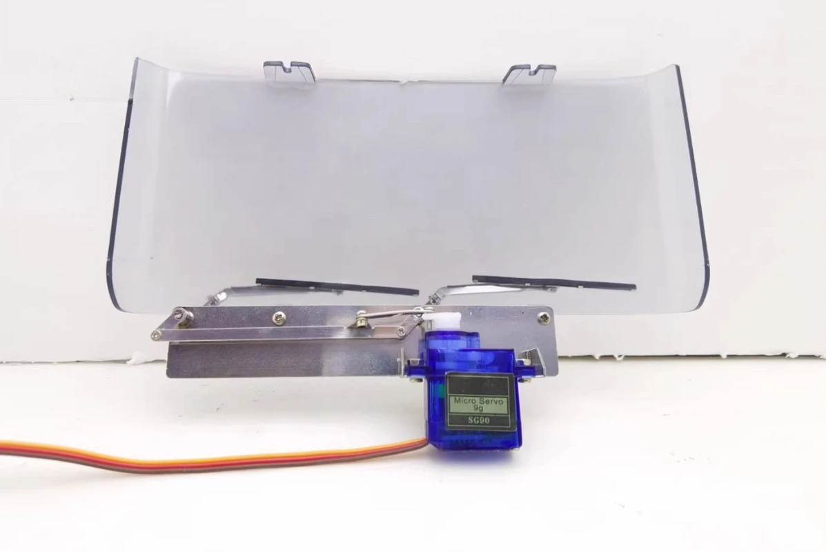 Limpiaparabrisas de acero inoxidable, accesorios decorativos para cabina de pilotaje para camión Tamiya RC 1/14, remolque volquete Scania 770S 56368, piezas de mejora DIY