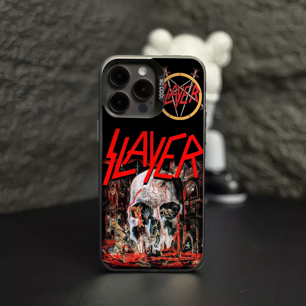 حافظة هاتف باند S-Slayer لهاتف آيفون 12 11 13 14 15 16 17 ماكس برو بلس غطاء حماية صغير IMD ملون #3