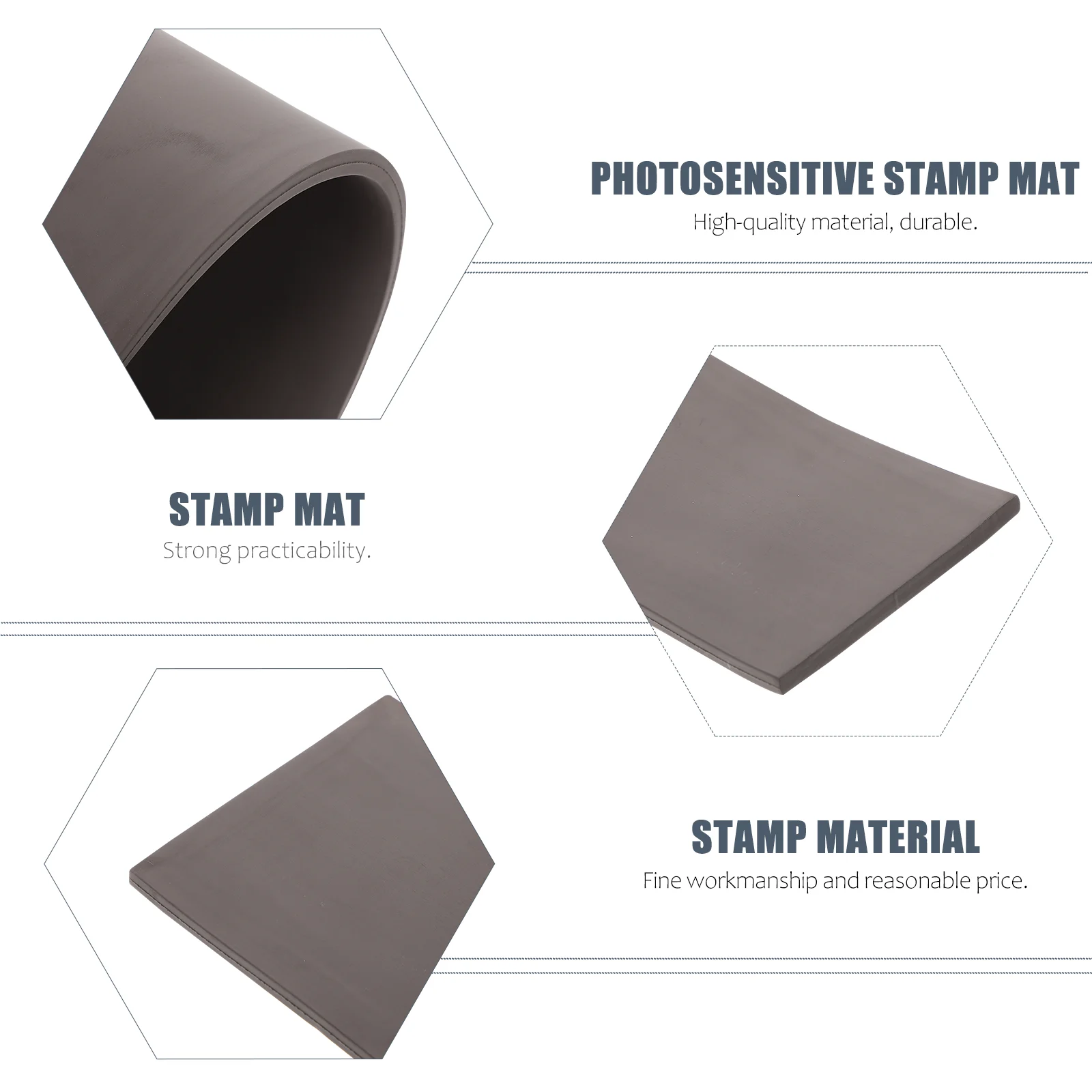 Stamp Pad Photosensitive Mat Durable Cushion Absorption for Material Portable Blot