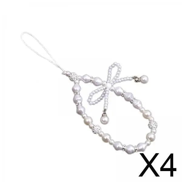 

Подвесной ремешок для телефона из бисера, подвеска из белой смолы, чехол для мобильного телефона, ремешок на запястье, аксессуар для мобильных устройств