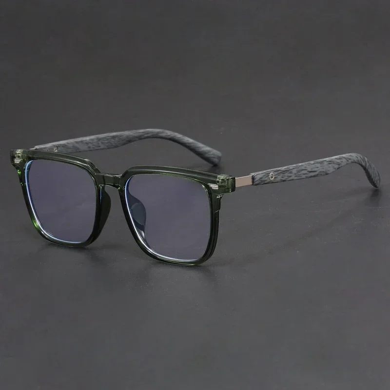 

Retro Square Men's Big Size Glasses Myopia Ultralight Fashion Optical Prescription Flexible TR90 Eyeglasses Frame Women 89187