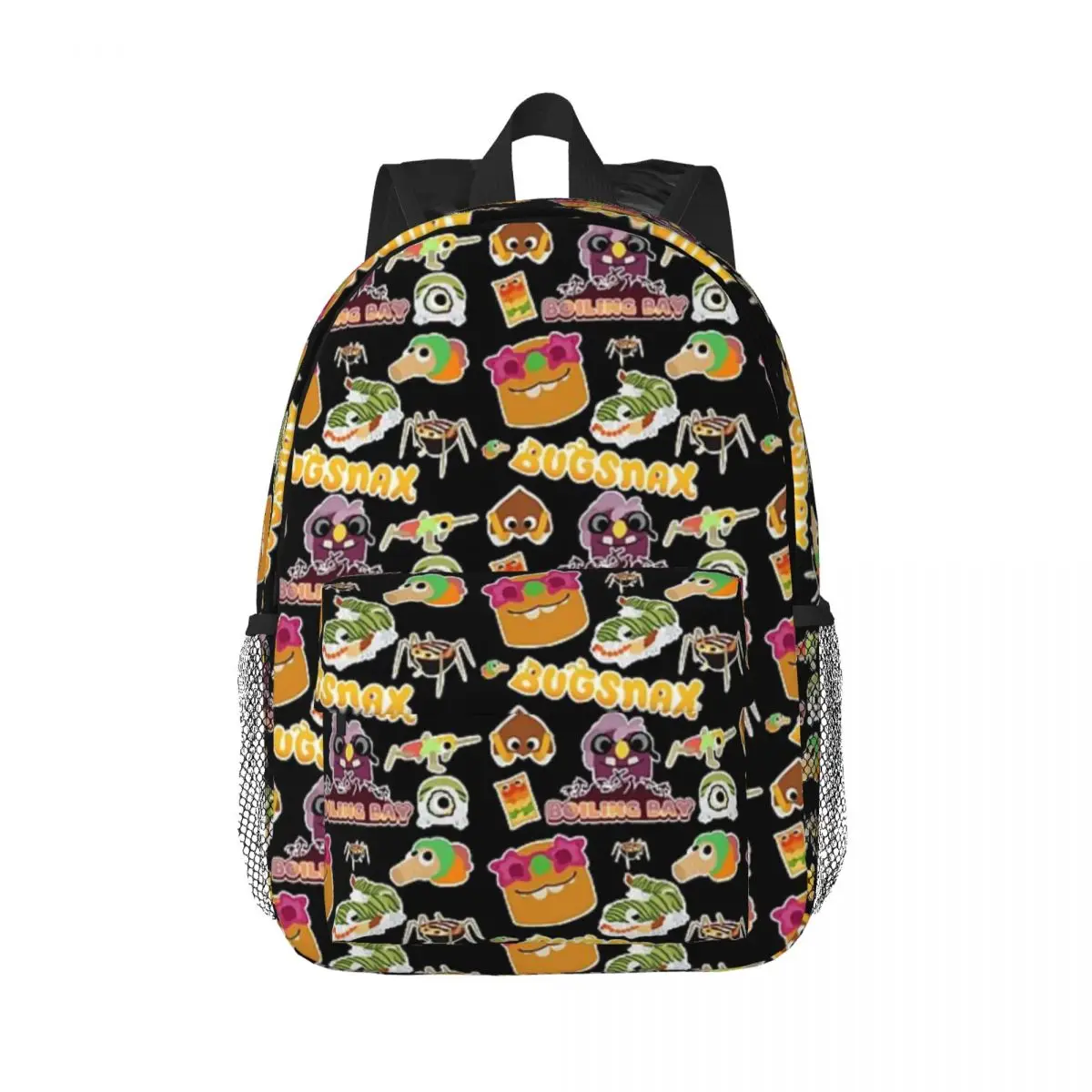 Boiling Bay Bugsnax Fan Art Bookbag Bugsnax Pack Pattern For Girls Boys Large Capacity Student Backpack Lightweight Backpack