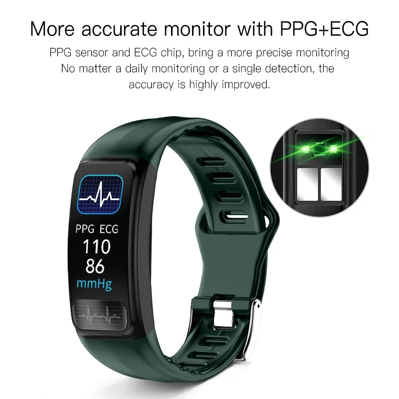 Wristband Watch Tracker  Pressure  Bracelet Band Style Smart Watch for Couples With Sdk and Api factory