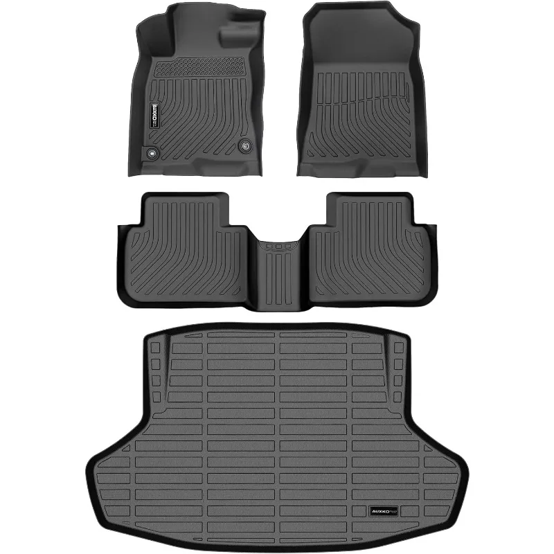 

US All Weather Floor & Cargo Mat for Honda Civic 2025 2024 2023 2022 (Not for Hatchback) TPE Rubber Liners Set All Season Guard