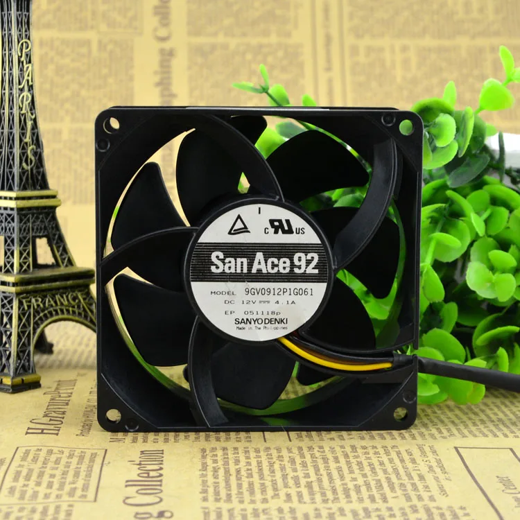 NEW ORIGINAL 9GV0912P1G061 12V 4.1A 9038 90*90*38mm 9cm COOLING FAN