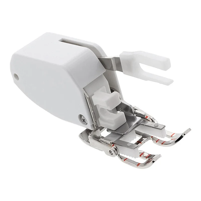 ABUD-เท้าเปิดนิ้วเท้าพร้อมไกด์ปรับได้เหมาะกับจักรเย็บผ้า Low Shank - Brother, Janome, Singer และอื่นๆ