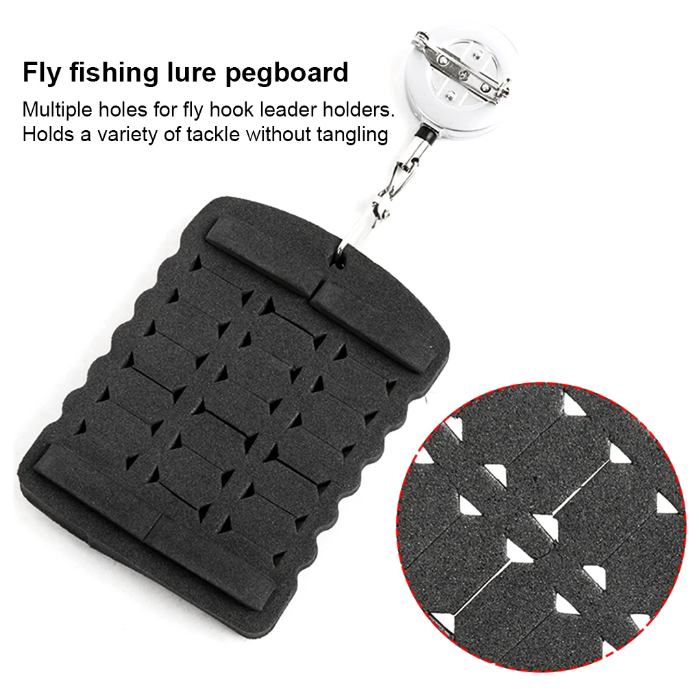 Foam Fly Patch Fishing Hook Drying Vest Ripple Plate Outdoor Freshwater Saltwater Lake Sea Tackle Equipment Spare  Sticker Type