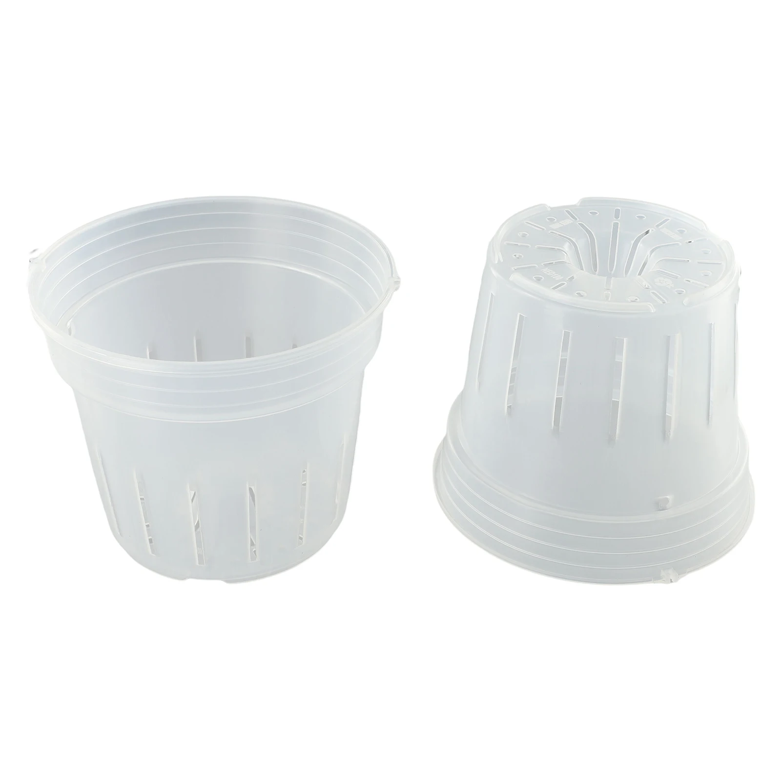 

Прозрачные пластиковые горшки для орхидей с отверстиями, для рассады овощей, цветочные горшки для домашнего декора