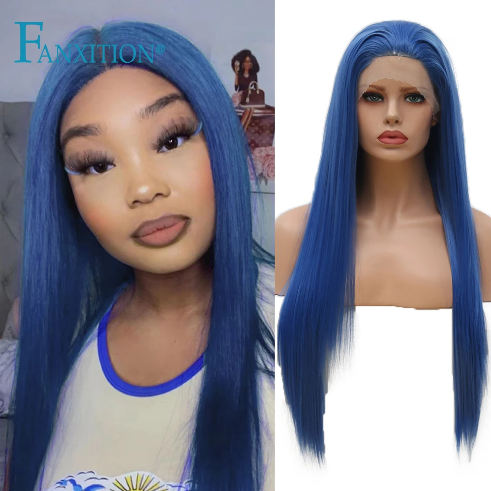 

Парик женский Синтетический на сетке, с длинными синтетическими волосами