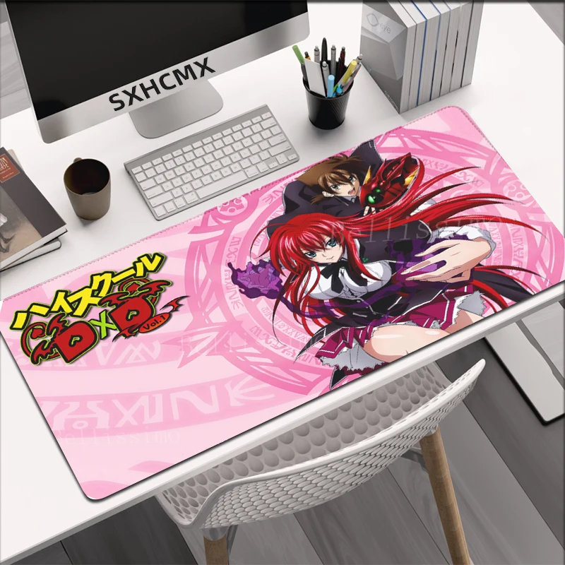 High School DxD Animation Computer Table Decoration mousepad Speed Big mouse pad Large Setup Gaming Accessories Keyboard deskmat