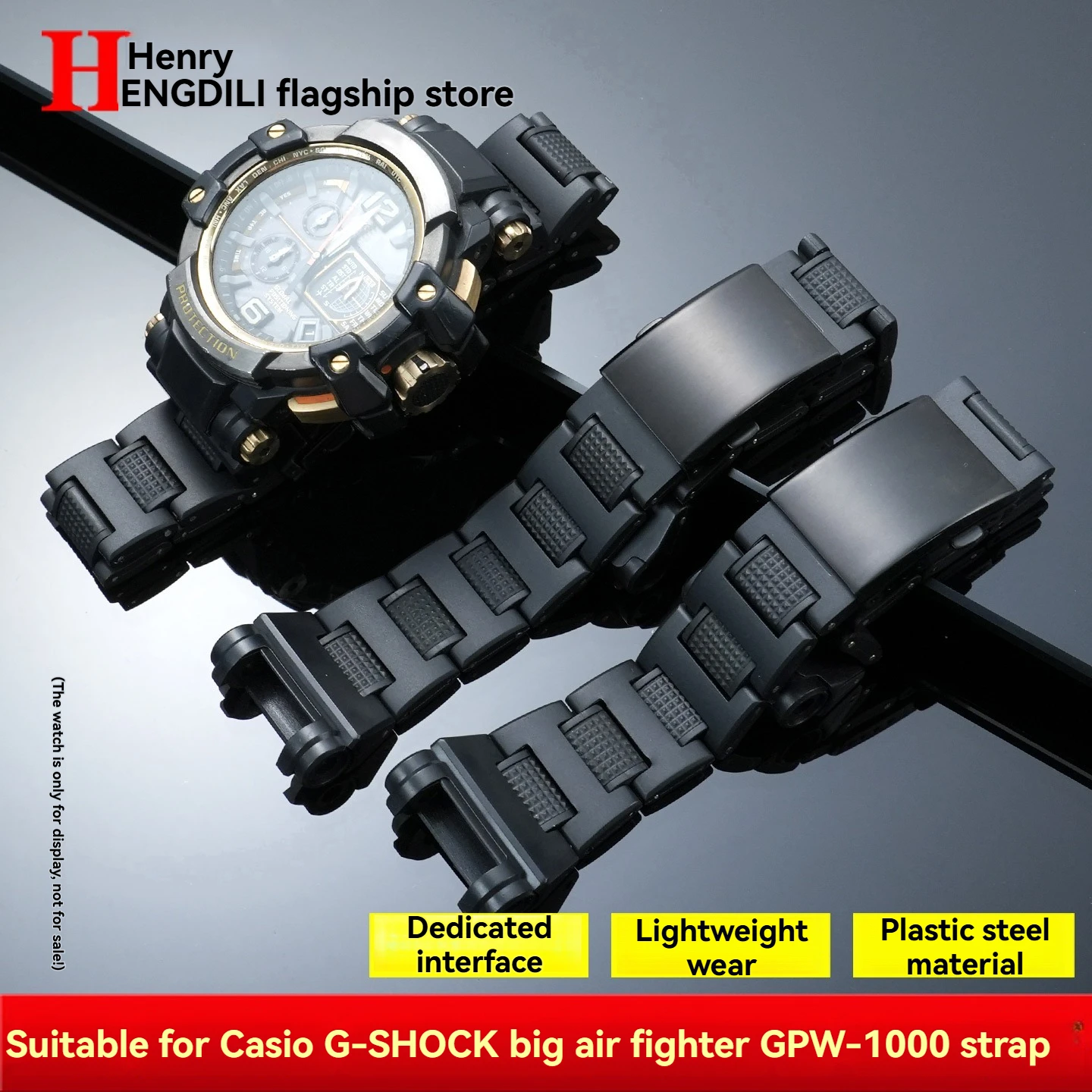 GPW 1000 Lightweight Watch band For G-SHOCK Casio 5410 GPW-1000 GPW-1000-1A/KH Modified resin Strap Men's bracelet wristband