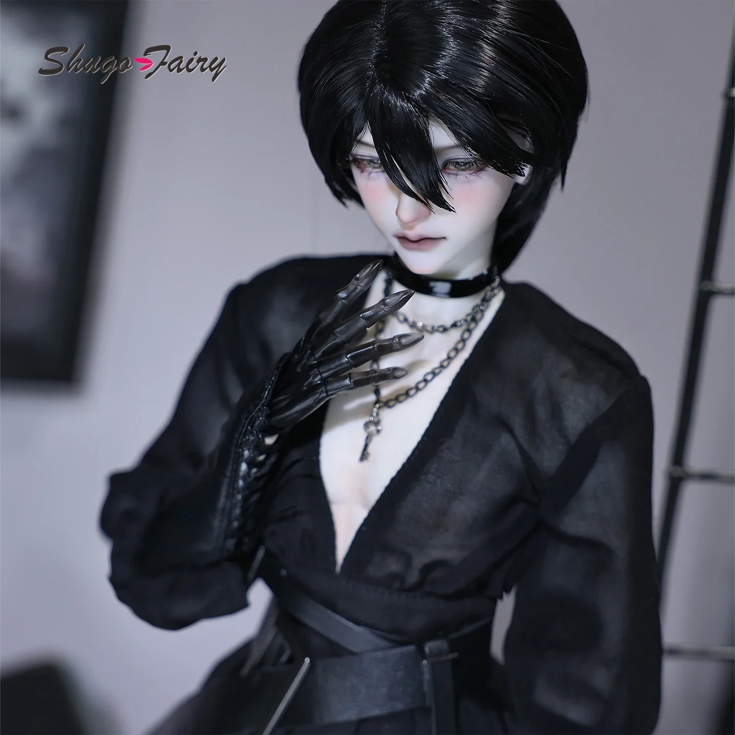 

Morty C Bjd Doll 1/4 Mechanical Armor Repairer Guard Original Antique Armor Restorer Elf Hand Knight ShugaFairy Resin Figure