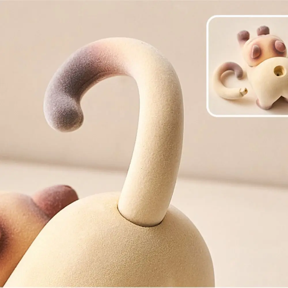 

Resin Cat Phone Stand Anti-slip Multi-functional Cat Mobile Phone Holder Cartoon DIY Crafts Cat Desk Lazy Bracket