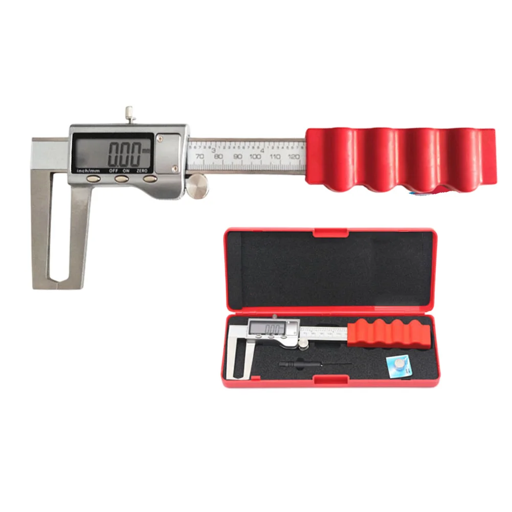 Brake Pad Thickness Brake Disc Thickness Gauge Precise Measurement Sturdy Construction Tool For Garages Vehicle Safety