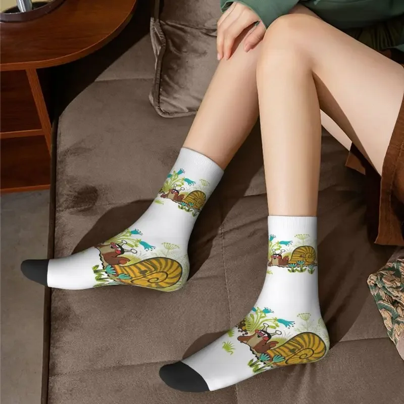 Calcetines elásticos con estampado Kawaii para hombre y mujer, medias con diseño de lunares, temporada de verano, Otoño e Invierno