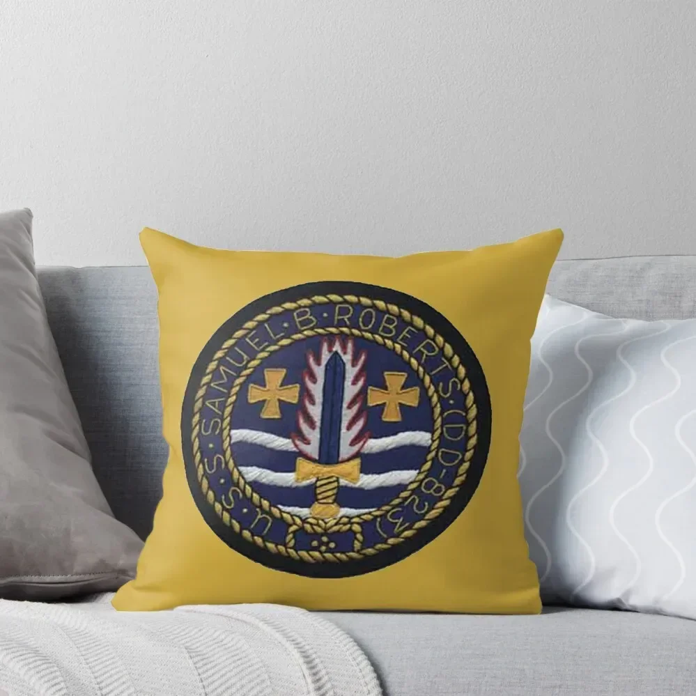 

USS SAMUEL B. ROBERTS (DD-823) SHIP'S STORE Throw Pillow Pillowcases For Pillows Sofa Pillow Cover Custom Cushion pillow