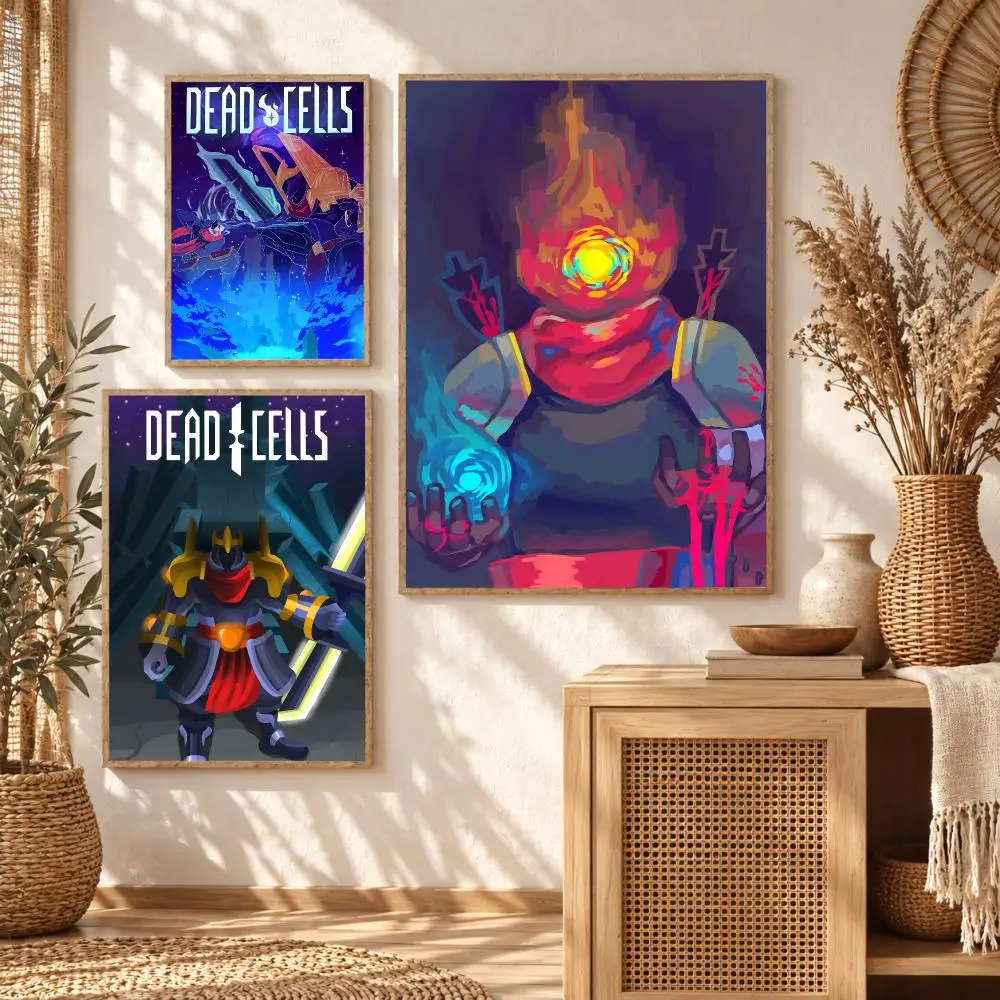 Challenging Game D-Dead C-Cells Poster Premium Modern Waterproof Wall Art Pictures for Bedroom Living Room Bar Decor