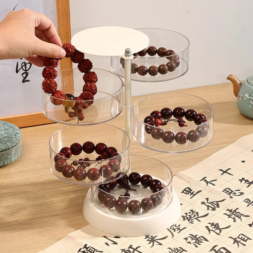 

Multi Layer Transparent Storage Box Bracelet Necklace Dust Proof Jewelry Display Shelf Earrings Rings Large Capacity