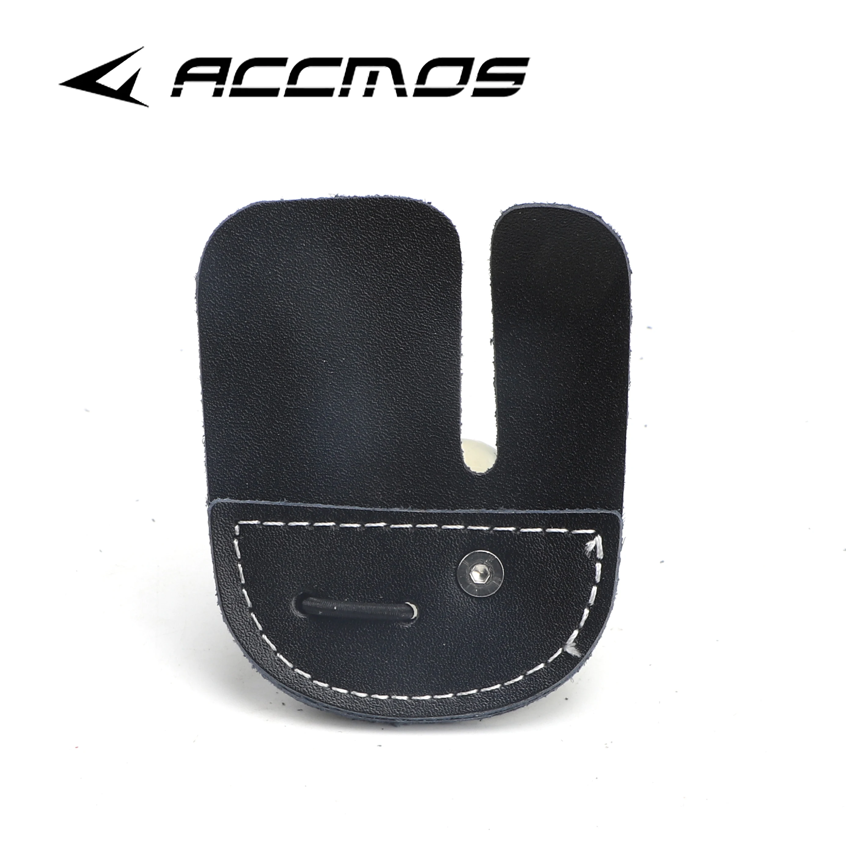 Cowhide Leather Finger Guards BareBow Finger Tab Archery Finger Protector Protective Gear Right/Left Hand Hunting Accessories