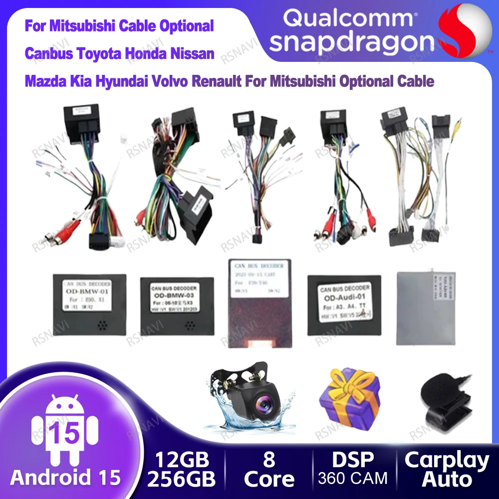 

For Renault 2000 For Volvo For Hyundai 3000 Canbus Cable Optional For Benz For Mazda For BMW For Nissan For Honda For Toyota