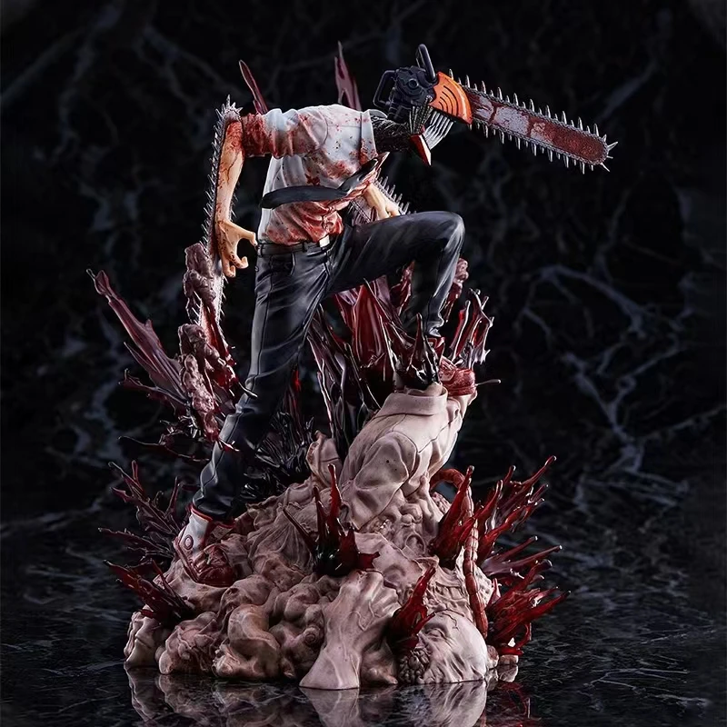 

【In Stock】Chainsaw Man Action Figurals Denji Anime Figurine Statue Figures Cartoon Collectible Model Toy A Nice Gift