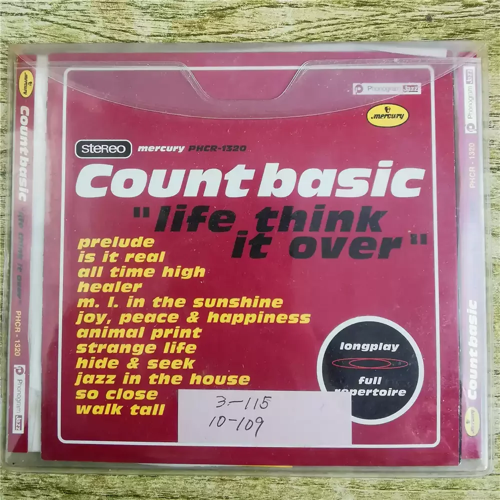 

CD Count Basic Life Think It Over Understated Electronic Grooves, Typical of 1990s European Nu-jazz.