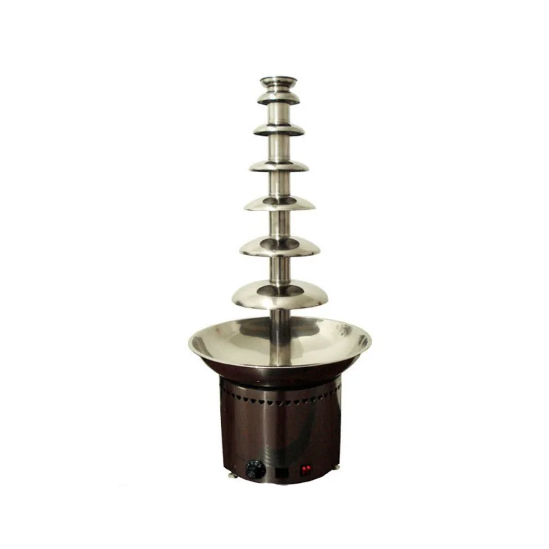 Chocolate Fountain Machine for DIY Homemade Commercial Use with Adjustable Temperature Control 7 Layer Chocolate Waterfall