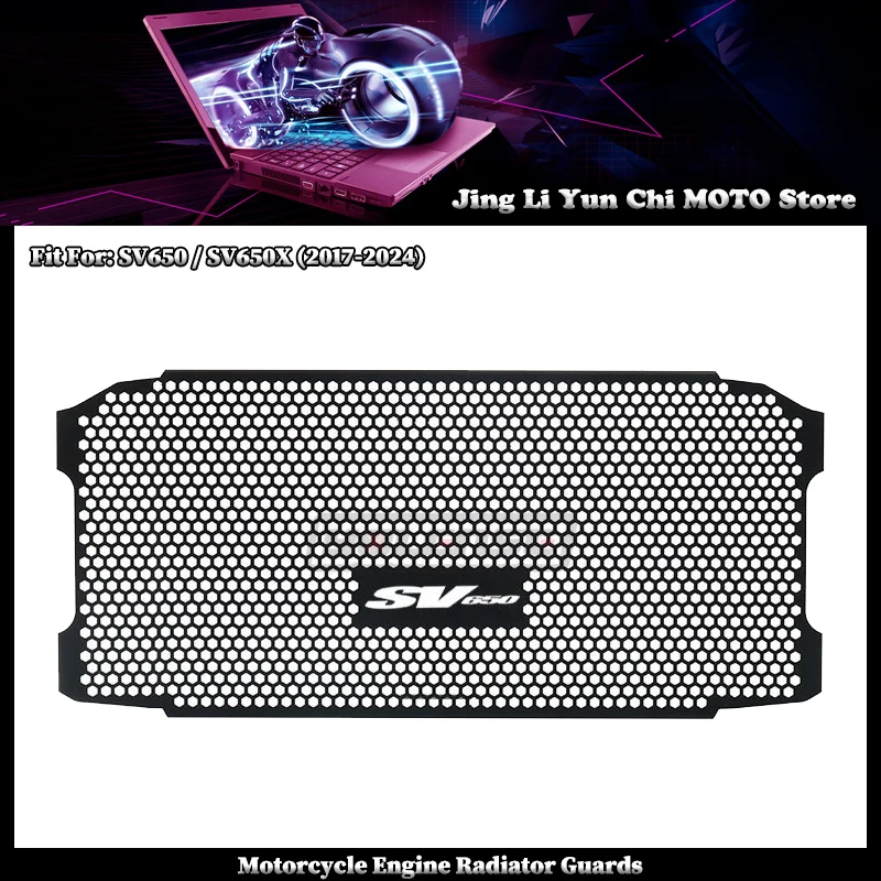 

Fit For SUZUKI SV650 SV650X SV 650 SV 650X 2017-2024 2018 2019 Motorcycle Radiator Guard Grille Cover Protector Protective Grill