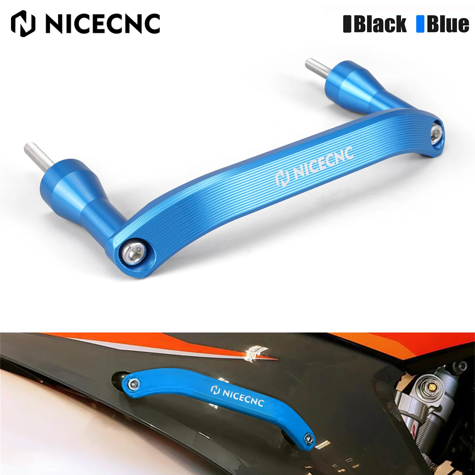 

NICECNC Rear Grab Handle Bar For Husqvarna TE300i 2020-2023 FX FC 450 350 250 TX300 TC 125 250 TE 250i 150i FE 350 501 350S 501S