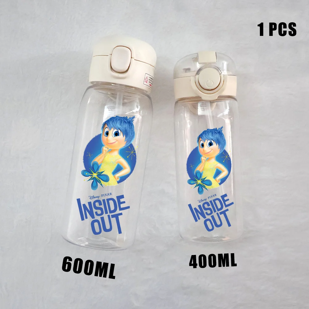 Disney Inside Out 2 Animation Cartoon Outdoor Sports Portable Bottle Cup Joy Sadness Fear Disgust Fitness Cycling Children Gift