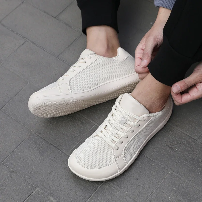 Wide Toe Casual Shoes for Men and Women Barefoot Soft Sole Flats Non Slip Walking Footwear Plus Size Comfortable image 2