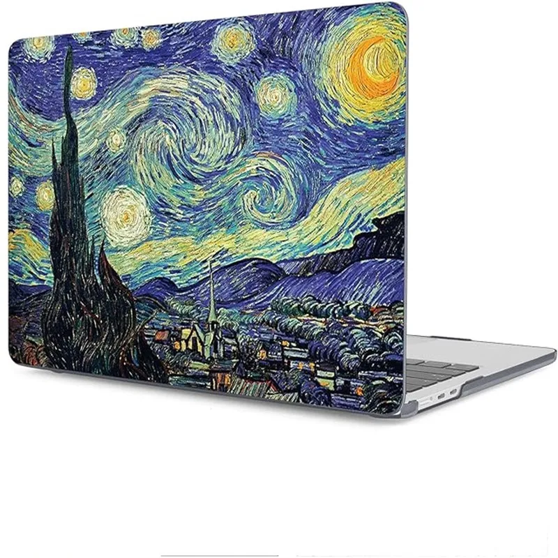 For Macbook Pro 16 2019 Case Paiting Laptop for Macbook Pro 16.2 Inch M2 M3 2023 Hard Cover A2141 A2485 A2780 A2991 Coque Funda