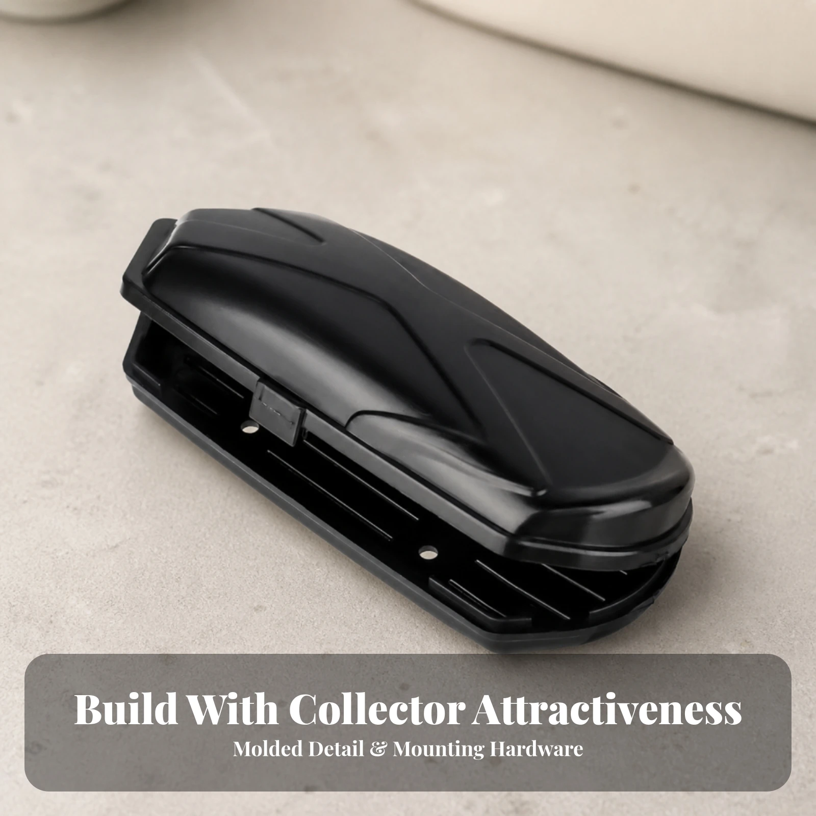 RC Accessory Simulation RC Crawler Roof Box Accessory Streamlined for Trail Scenes