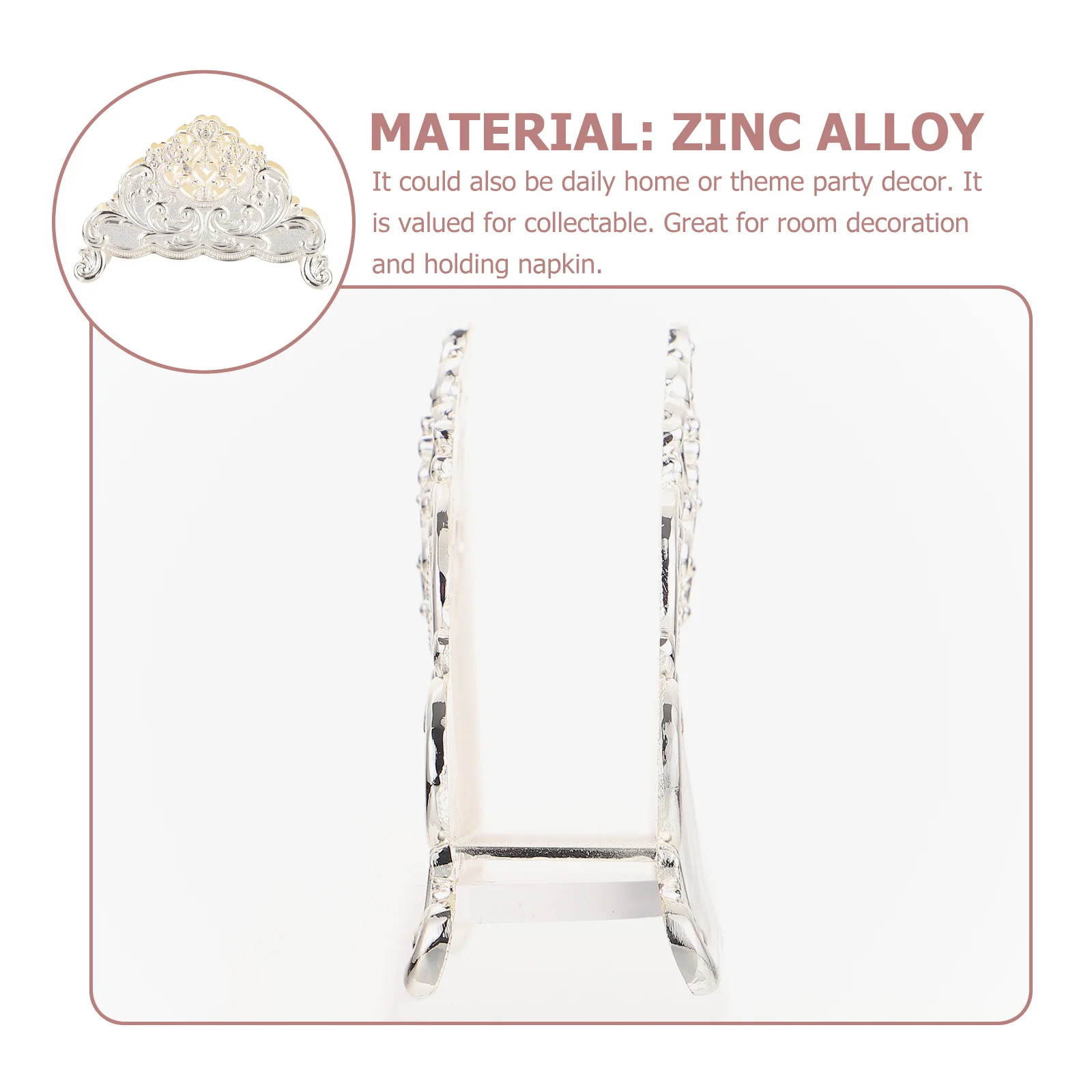 

Practical Design Napkin Holder Compact Size Space Saving Creative Generous Appearance Restaurant Hotel Supply